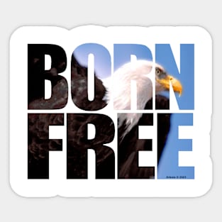 BORN FREE Sticker